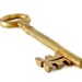 Large Brass Skeleton Key // Antique Brass Key