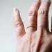 One Rope Thread of Gold Ring - Tiny Twist Textured Stacking Ring - Delicate Jewelry - Memory Ring
