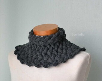 BRUNHILDE, Knitting collar pattern pdf