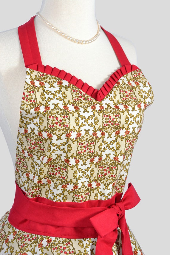 Sweetheart Retro Apron Sexy Kitchen Apron Retro Handmade