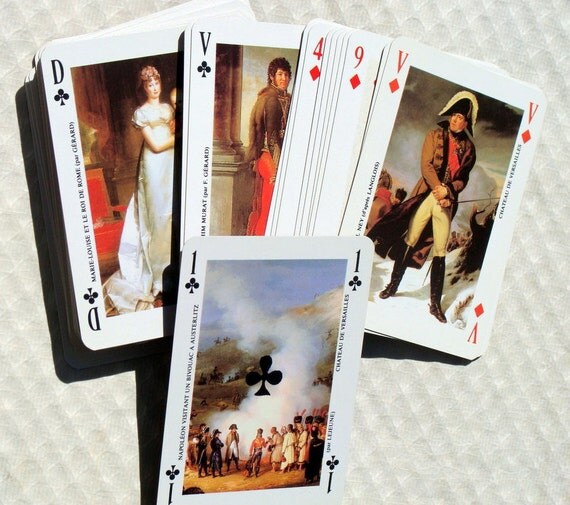 Vintage Napoleon Playing Cards Deck French Jeu Napoleon 1er