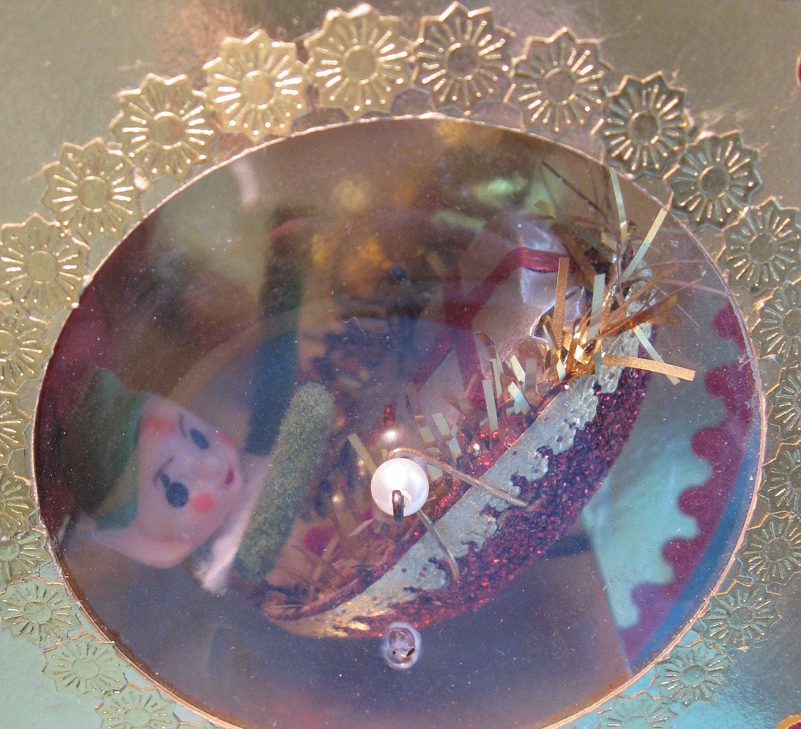 Large Christmas Ferris Wheel Elves Riding Musical