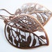 FREE SHIPPING: Leaf Skeleton Earrings (free shipping with another item) - affordable gift - antiqued copper- bold - big
