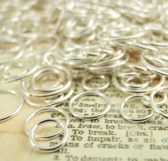 Sterling Silver Soldered Closed Jump Rings - Great Catch Rings - 100% ...