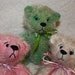 Pre-Sewn Kit, 7 Inch Pastel Schulte Mohair Teddy Bear Kit