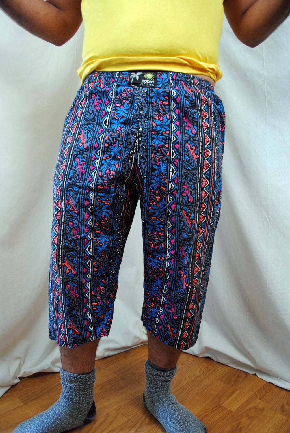 柔らかい 80s Jams Original Tropical Vintage Surf Pant メンズ