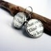 Brass Elizabeth and Darcy earrings for Elizabeth