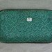 Turquoise, decorative, stoneware platter