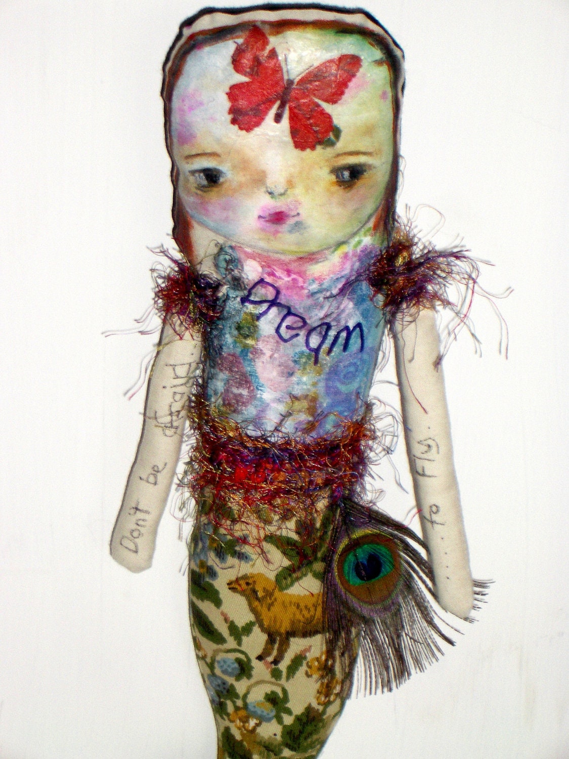 mixed media dolls