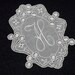 Initial - H - monogram embroidery Royal - St. Gallen, Switzerland
