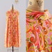 1960s dress / trapeze dress / 60s mod dress