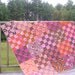 Autumn Lap quilt, fall quilt, original design, hand quilted, Denyse Schmidt Hope Valley