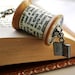 Book Read Jewelry Bookworm Necklace Jewelry / Vintage Wooden Spool Dictionary Definition Necklace : Bookworm Likes to Read