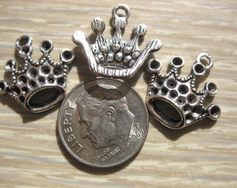 Crown Charm Tibetan Silver jewelry supply 5 pieces