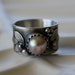 Pearl Ring with Pink Tall flat backed Pearl
