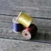 Pure Silk Thread, Wood Spool Brainerd Armstrong Co. Red Yellow and Blue