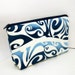 Make-up Bag BLUE WAVE Cosmetic Zipper Pouch