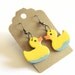 SWIMMING DUCKS earrings
