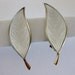 Vintage Mid Century Bjerring Brothers Guilloche Enamel & Sterling Earrings