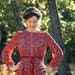 Vintage Floral Dress... Japanese Vintage... Boho Chic... FLORAL SONNET (s)