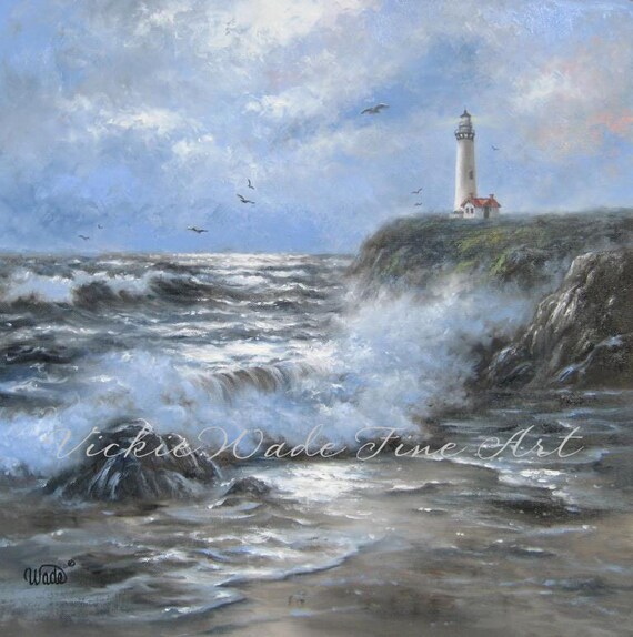 Lighthouse Paintings Images Janefargo Seascape Lighthouse Beach Paintings