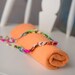 orange cream halo and fabric wrap newborn 0-3 photo prop READY TO SHIP