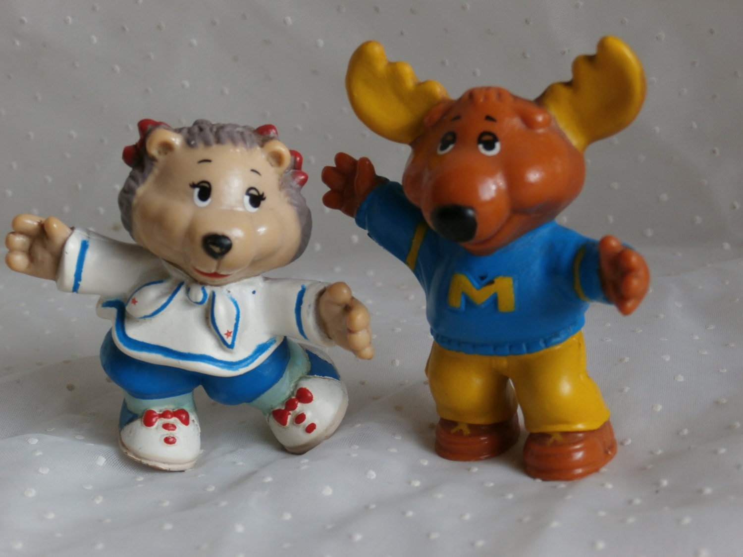 Portia and Montgomery Get Along Gang PVC Figures Vintage 80s