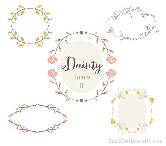 etsy clip art frames - photo #48