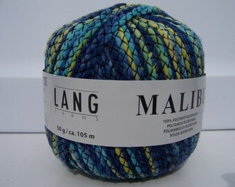 Malibu Lang Yarns Blue Yellow Teal Green