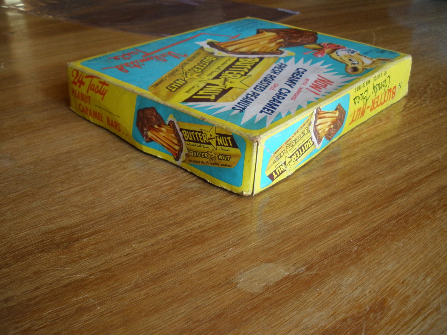 Butter Nut Candy Bar Box 1960s Advertising Display Box