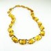 Art Deco Necklace Citrine Glass Bib Antique Jewelry