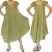 SALE 30% off - Olive Green Long maxi Dress L to 2XL