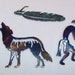 Kokopelli, Coyote, Feather, Wall Hangings, Lazer Cut Steel