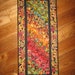 Art Quilt, Autumn Leaves Fabric Wall Hanging