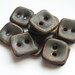 Dark Delight Square Ceramic buttons