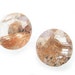 RESERVED One of a Kind RARE Faceted Mineral Quartz Earrings