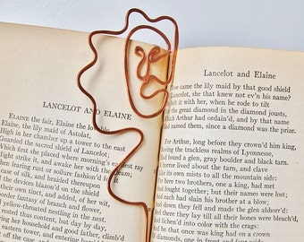 Madame Bovary copper woman bookmark