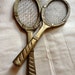 Brass mini tennis racquets
