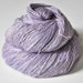 Exploding lavender bath bomb OOAK- Tussah Silk Yarn Fingering weight
