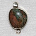 African Green Opal Cabochon Clasp