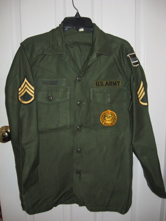 green us army shirt