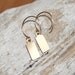 Gold Tag Earrings