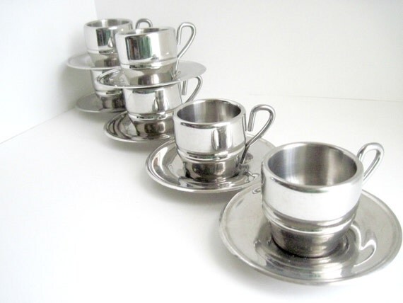 stainless steel expresso cups