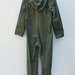 80s Vintage French Men's Hooded Military Jumpsuit - XS