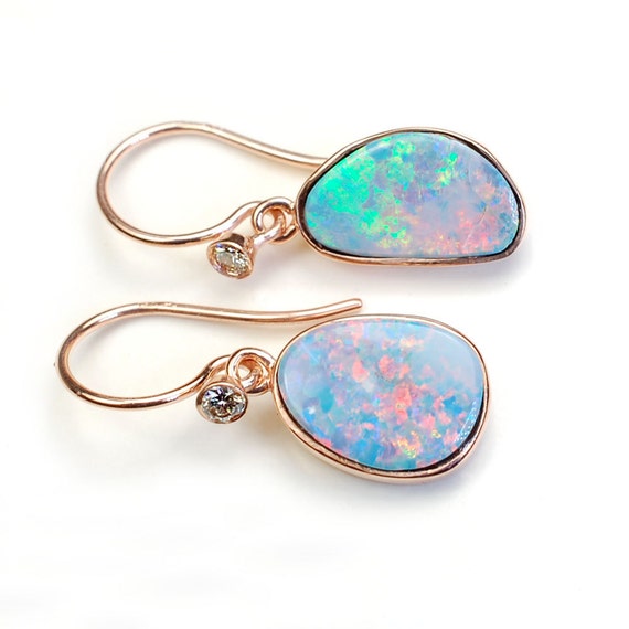 opal earrings