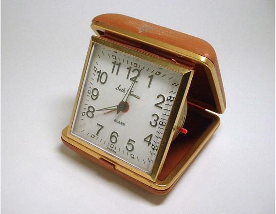 Vintage Seth Thomas Travel Alarm Clock By Bewitchingvintage