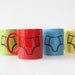The Ramlee . hand painted mug . red panties