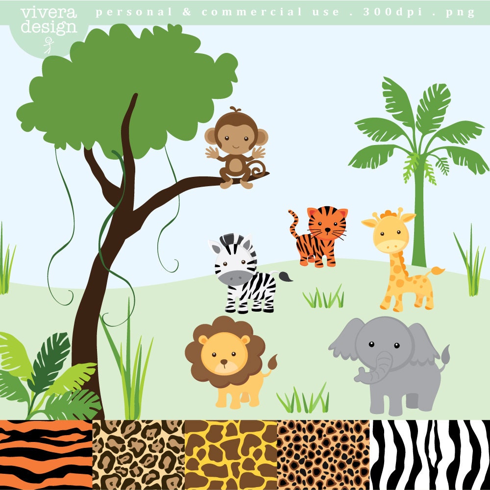 monkey jungle clip art - photo #26