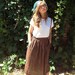 swag SKIRT, vintage clothing, pocketed, long length, folk tapestry style print,eclectic, office, size S/M, by Zasra