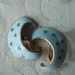Vintage KARU ARKE Enamel Moon and Stars Earrings